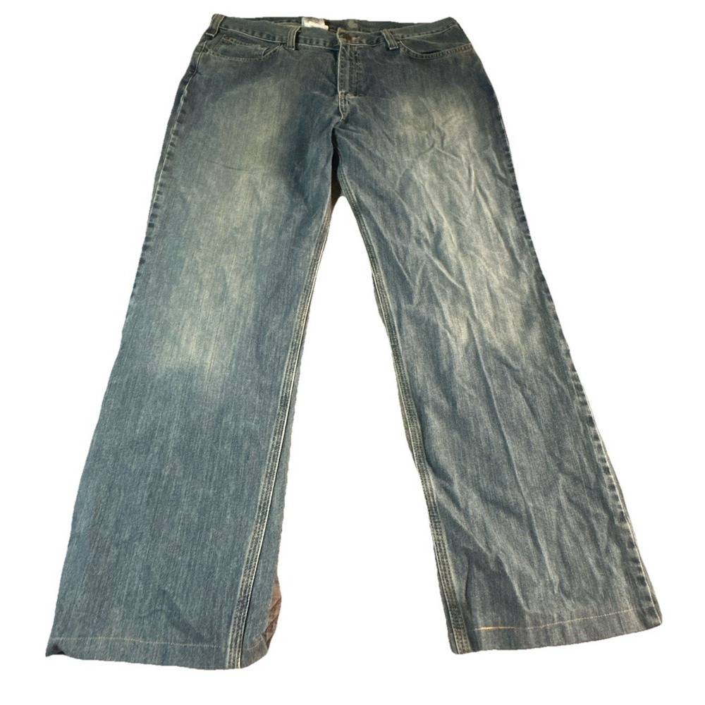 Carhartt Relaxed Fit Jeans Mens Sz 36X30 RN14806 Straight Blue